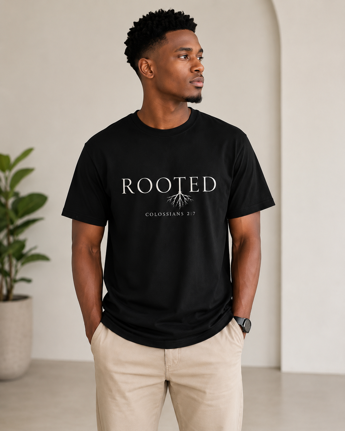 ROOTED - Premium Faith T-Shirt